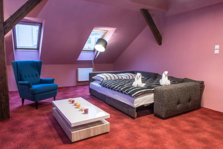 Spacious and Quiet Attic Flat in Centre