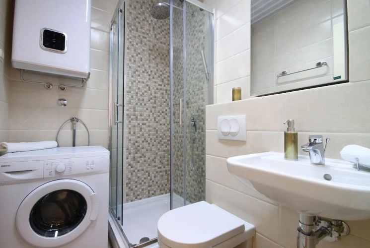 1 Bedroom Family Apartment with balcony and with partial sea view