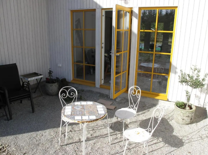 Villa Vitvikena in Gotland, Pool