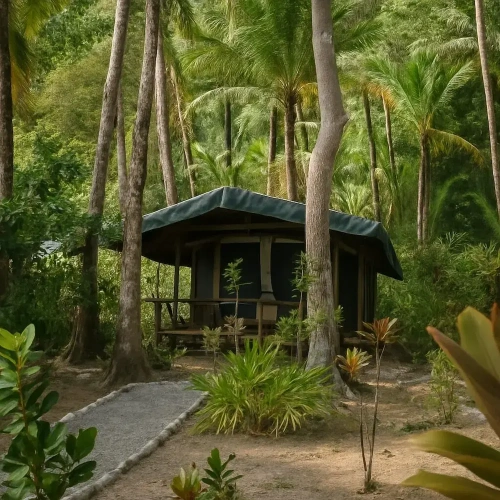 Double Bungalow with garden view