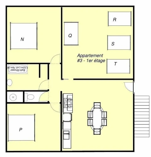 3 Bedrooms Apartment