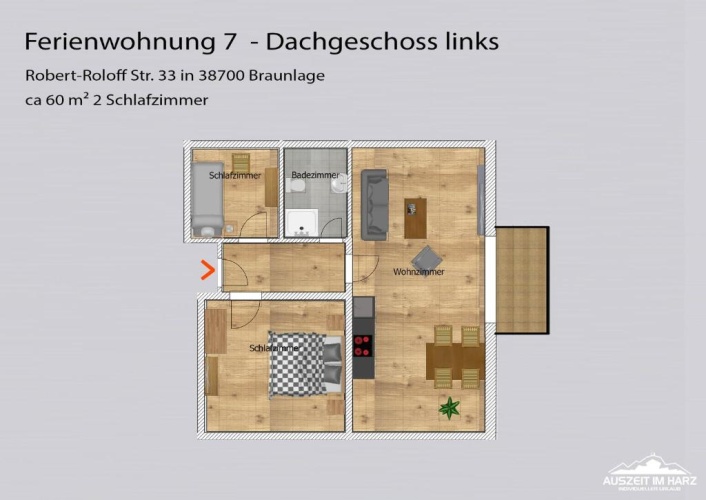 2 Bedrooms Apartment