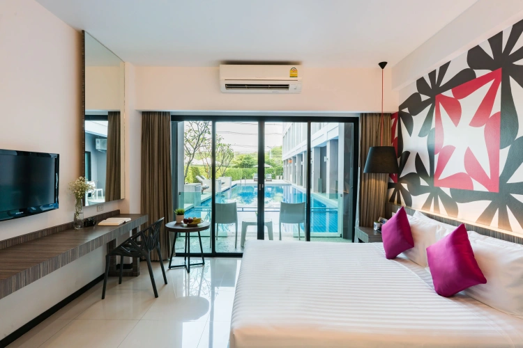Deluxe Double room with balcony and with view