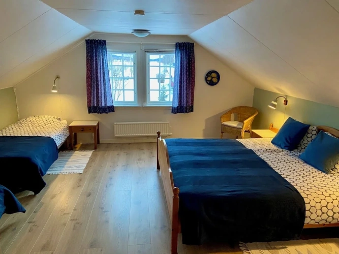 Standard Quadruple room with garden view