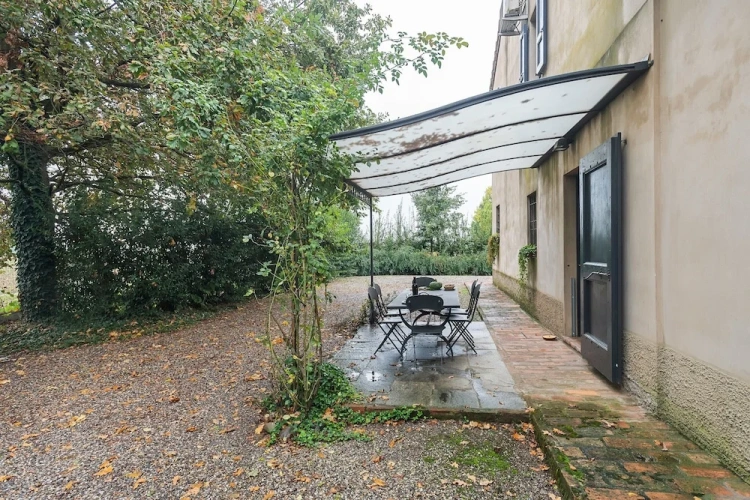 Outside