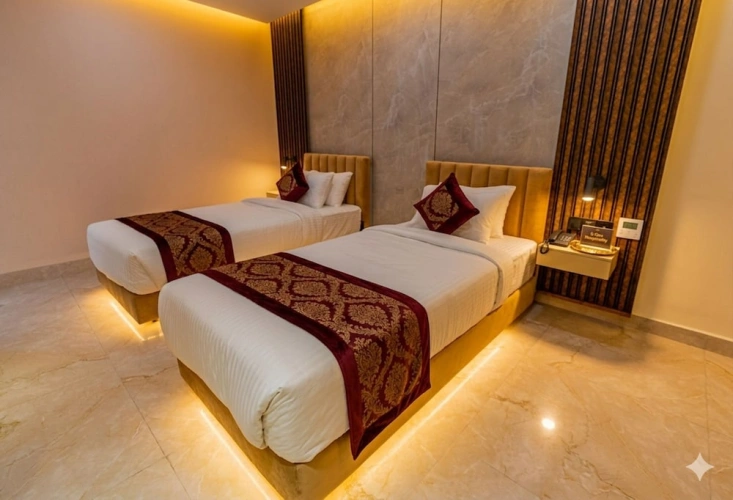 Deluxe Twin room with city view