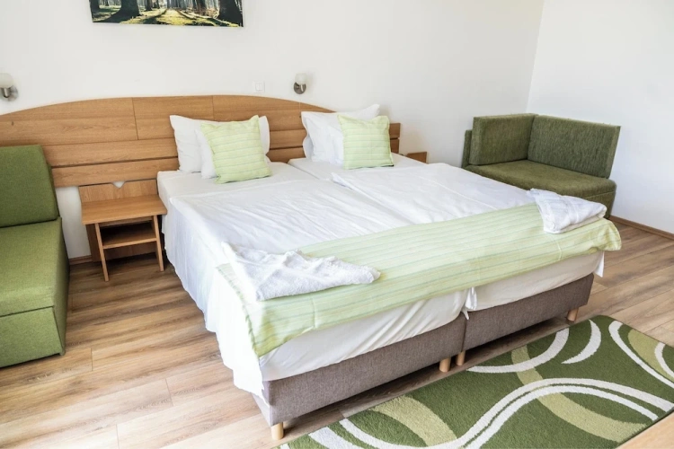 Superior room with balcony and with lake view