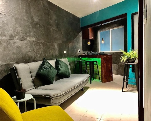 Executive Suite with balcony and with garden view