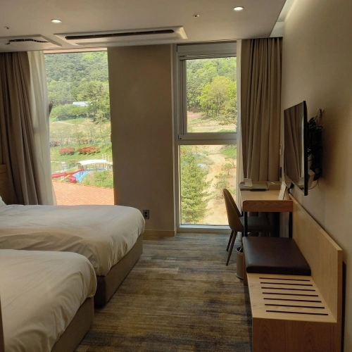 Standard Twin room with mountain view