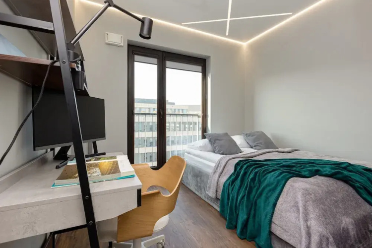 Deep Green Apartment by Renters