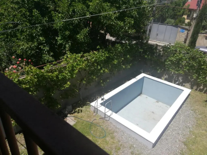 Double floor house in suburbs
