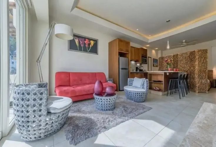Chic Studio -rooftop Pool - Ocean View - King Bed