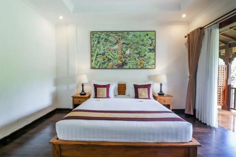 Deluxe Double room with balcony and with garden view