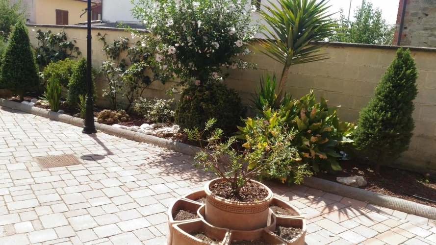 Outside