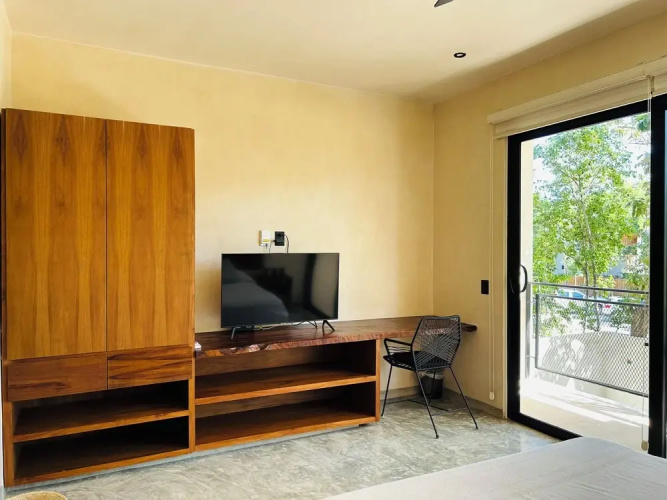 Pool with Private Balcony  Studio S13