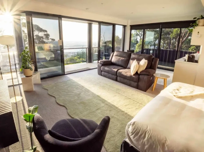 Studio with balcony