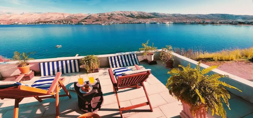 Standard Triple room with balcony and with sea view