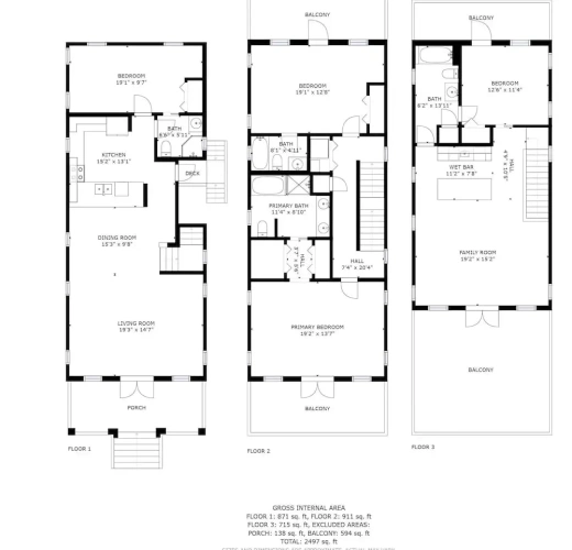 4 Bedrooms Cottage with balcony