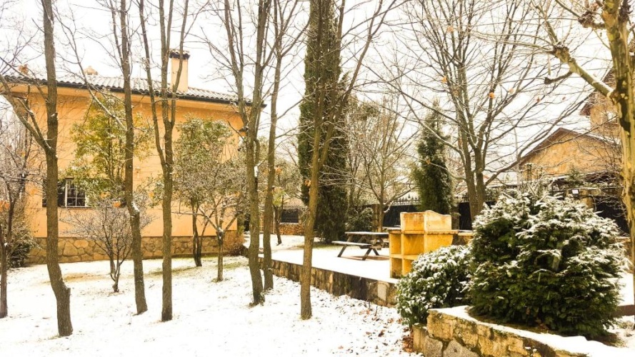 Outside