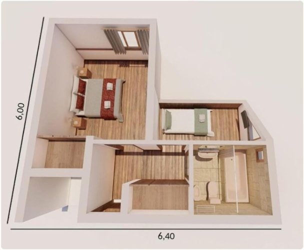 Standard Double room with view
