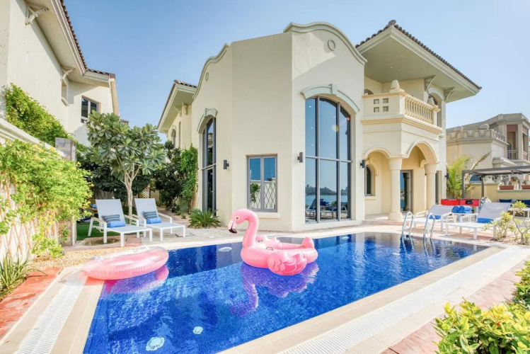 Fabulous Beachfront Palm Villa | Private Pool