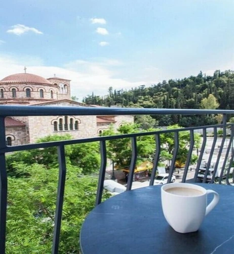 Studio with balcony