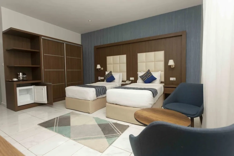 Standard Twin room with city view