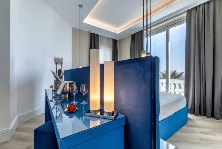 Deluxe Double room with balcony and with sea view