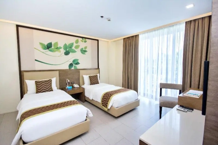Deluxe Double room with balcony and with pool view