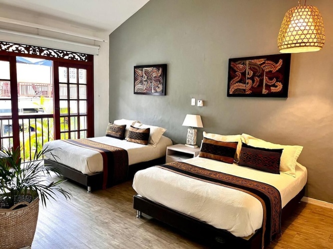 Standard Quadruple room with balcony