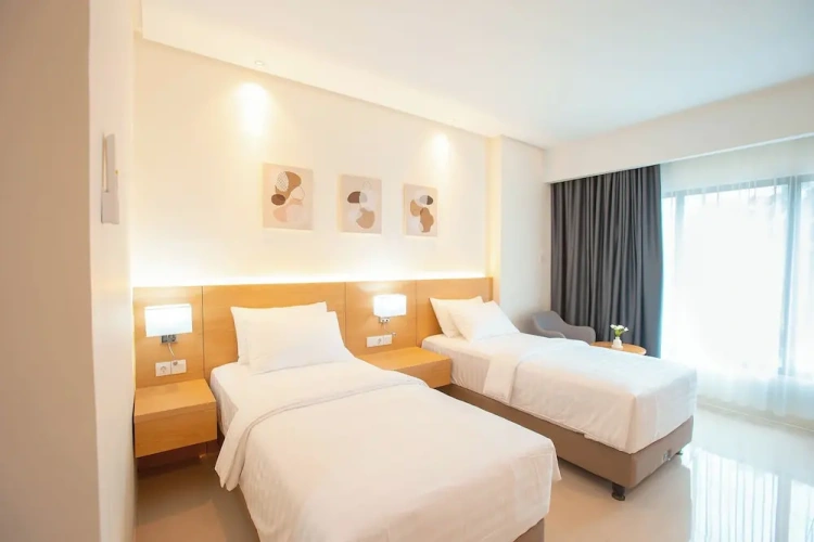Deluxe Twin room with city view