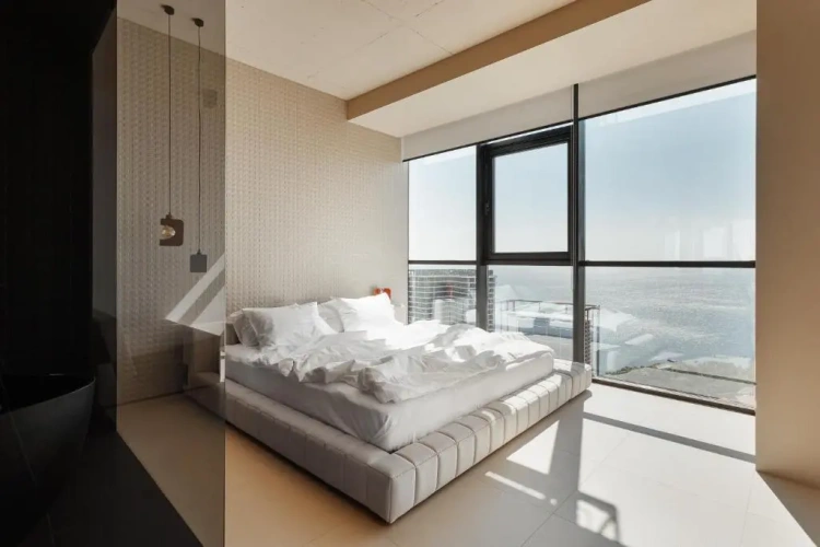 Studio with balcony and with sea view