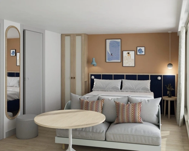 Classic Double room with sea view