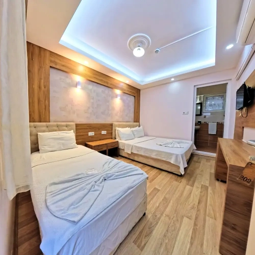 Standard Twin room with balcony and with view