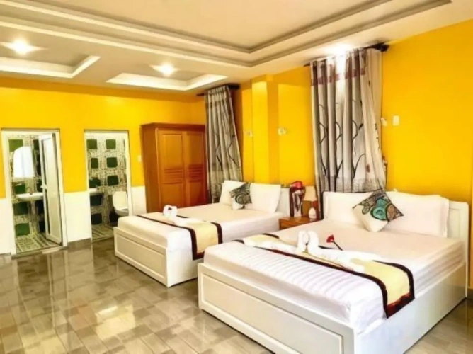 Comfort Quadruple room with balcony and with mountain view