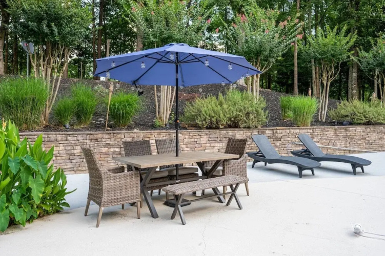 Poolside Farm Serenity Group Perfect, Cozy Gazebo