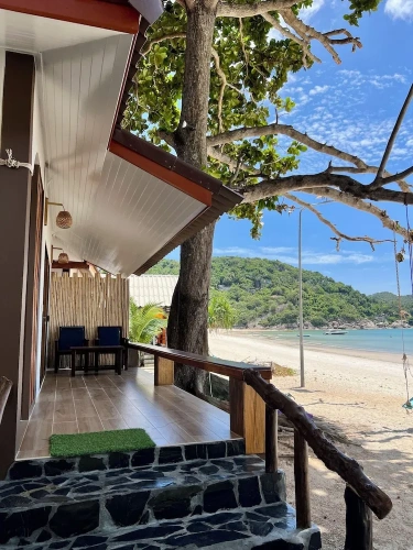 Standard Triple Family room with balcony and with sea view