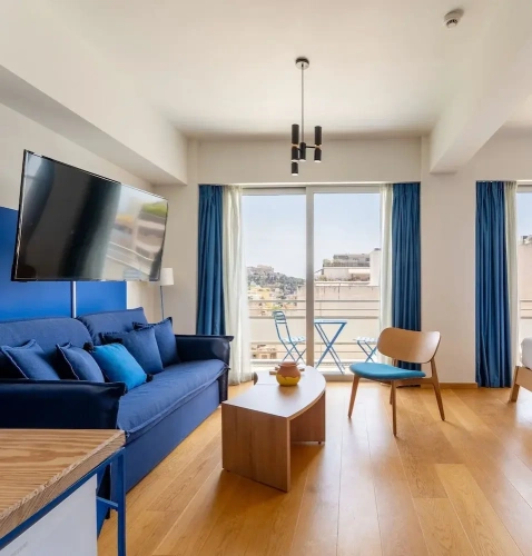 Superior Double room with balcony and with city view