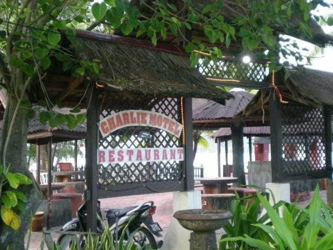 Outside