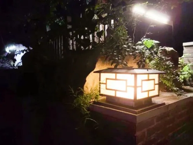 Outside