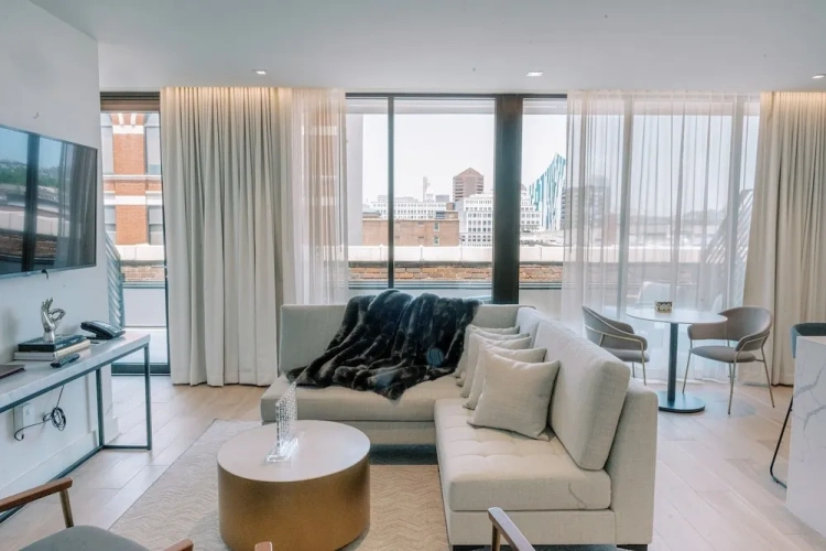 Luxury Double Penthouse room with city view