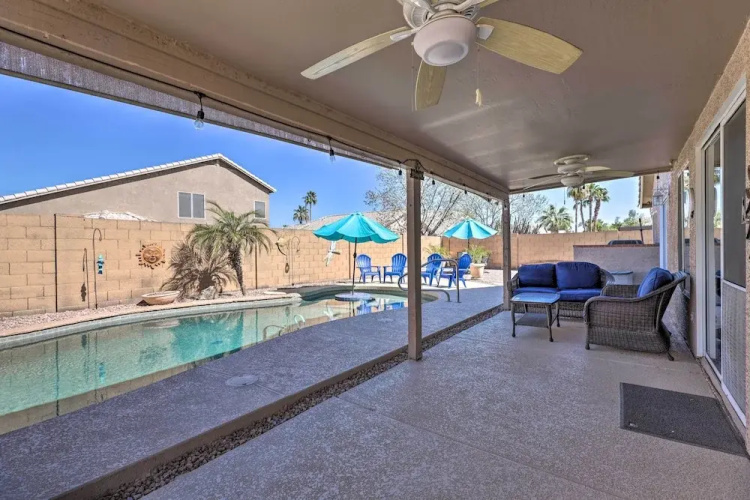 Outdoor Kitchen, Heated Pool: Gilbert Retreat!