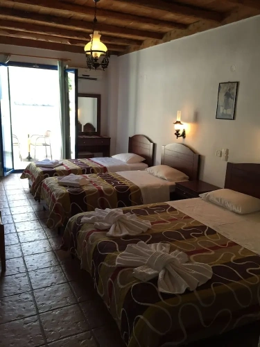 1 Bedroom Standard Quadruple room with balcony and with sea view