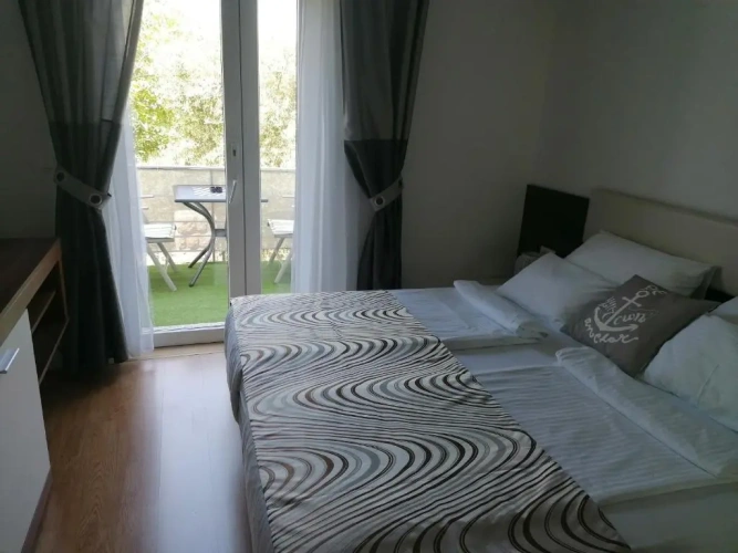 Studio with balcony