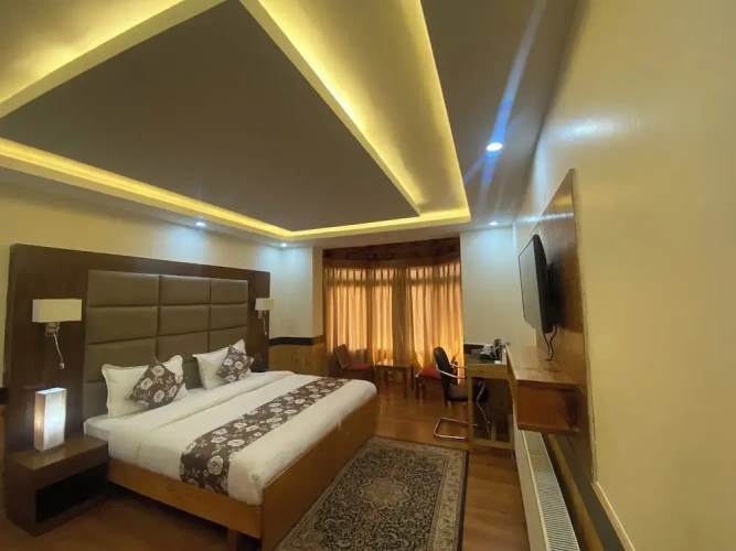 Deluxe Double room with balcony and with mountain view