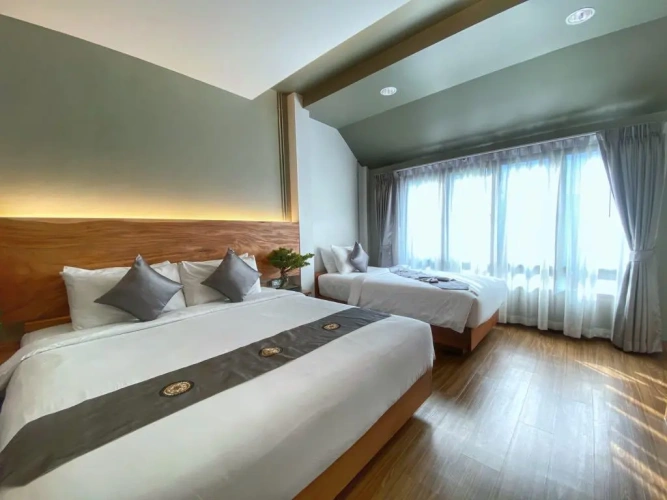 Standard Double room with balcony and with view
