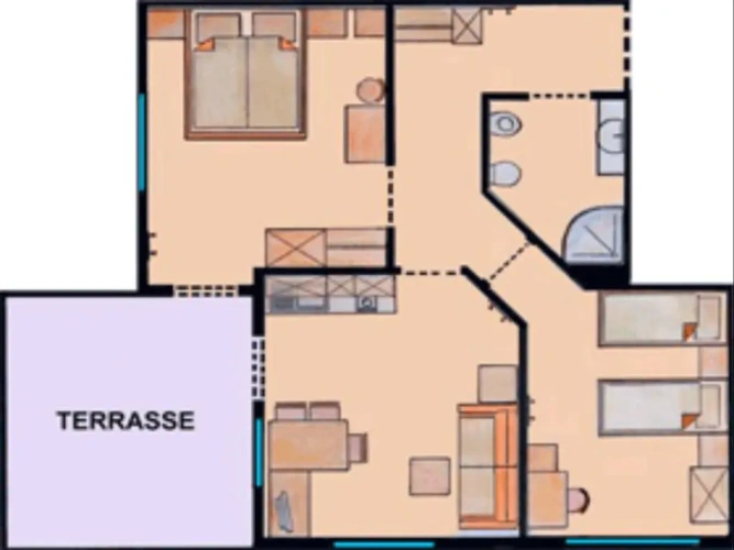 2 Bedrooms Apartment