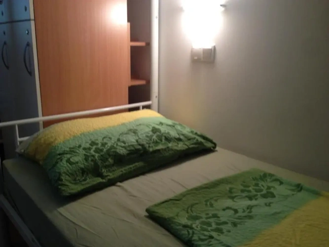 Bed in Dorm with view