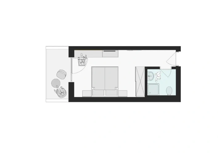 Standard Double room with balcony