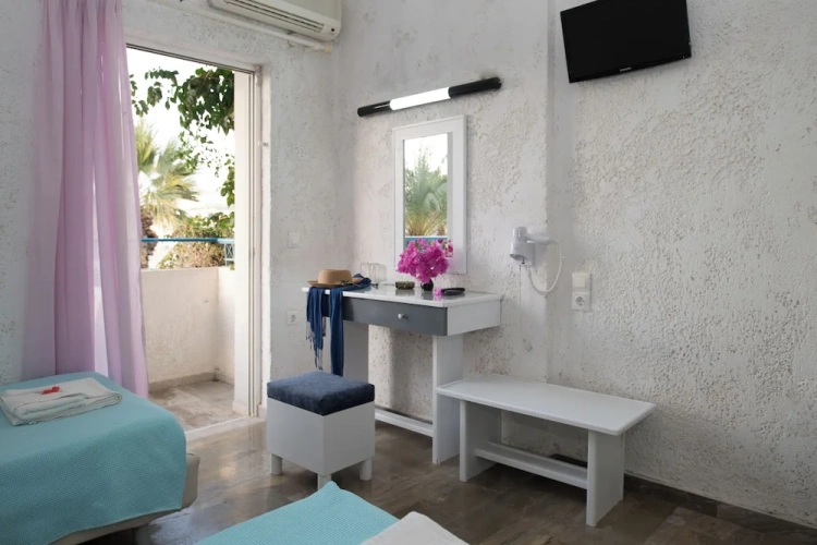 Standard Twin room with balcony and with view